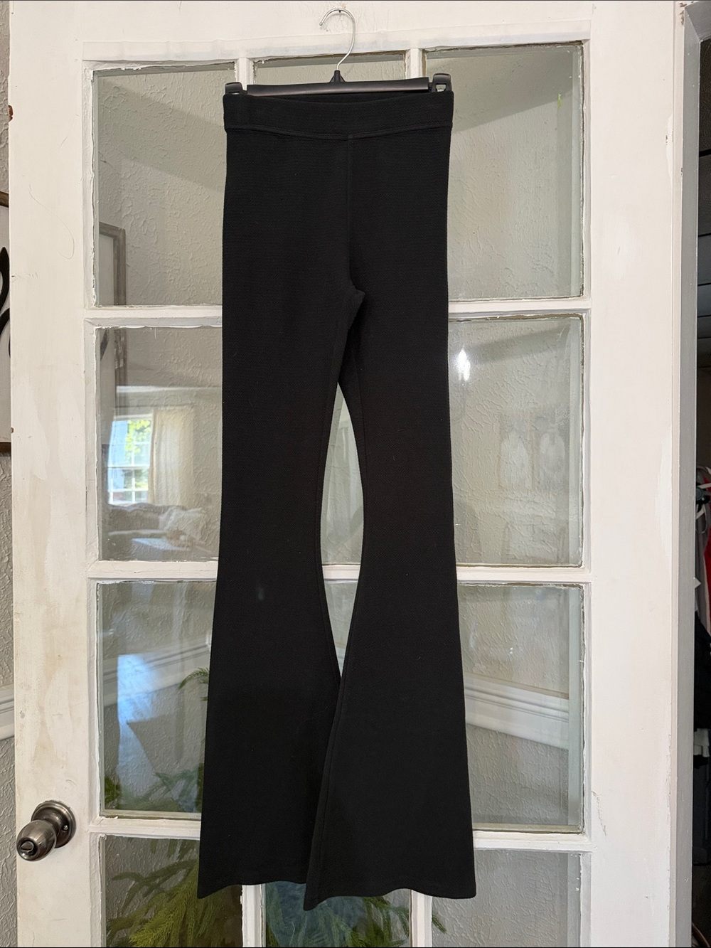 Offline by aerie Women’s Black Flare Knit Pants